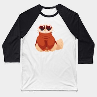 Crazy Cat - Catsondrugs.com Baseball T-Shirt